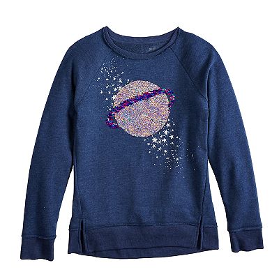 Girls flip sequin sweatshirt on sale