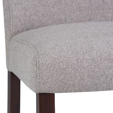 Simpli Home Ashford Parson Dining Chair 2-piece Set