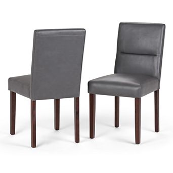 Simpli Home Ashford Parson Dining Chair 2 pc Set
