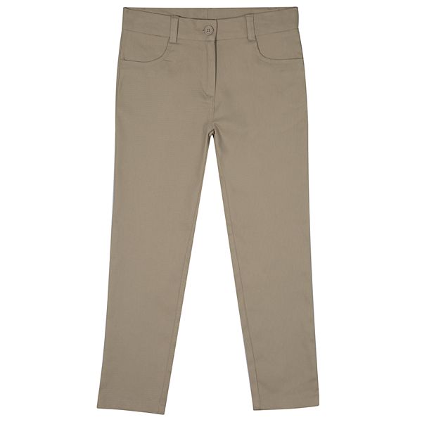 Girls 416 Chaps School Uniform Twill Ankle Pants