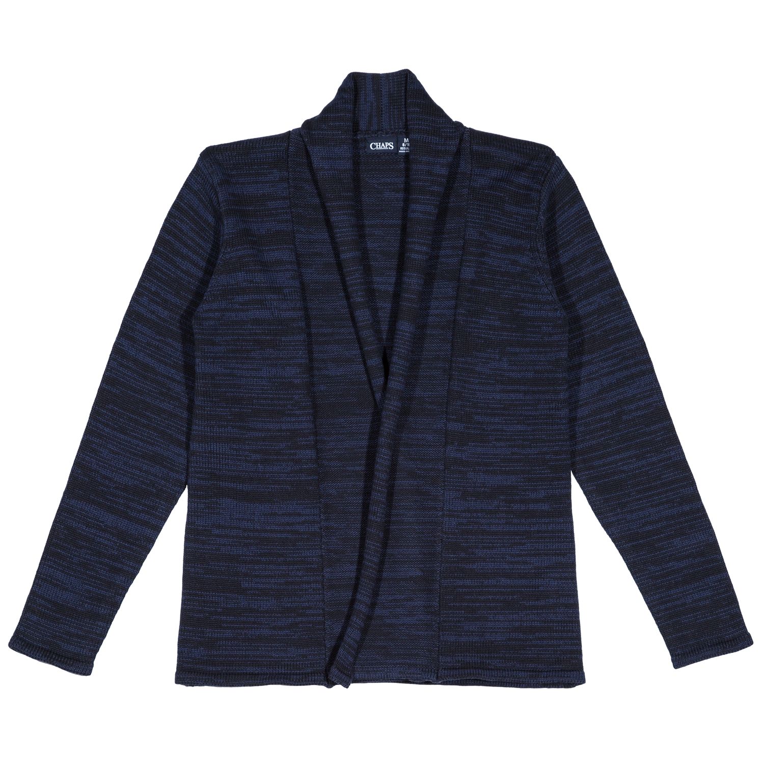 marled open front cardigan