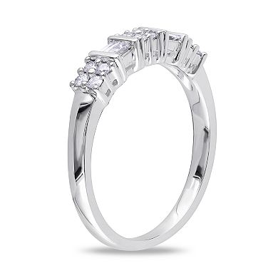 Stella Grace 10k Gold 1/4 Carat T.W. Diamond Cluster Ring