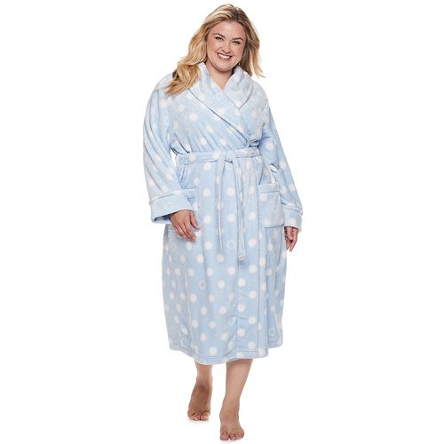 Plus Size SONOMA Goods for Life™ Long Plush Wrap Robe