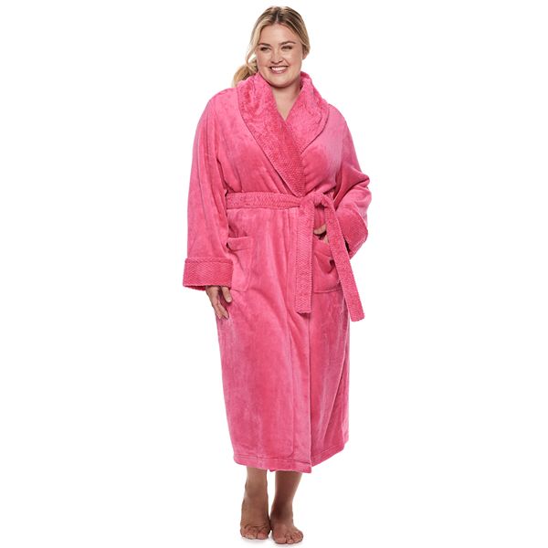 Plus Size Sonoma Goods For Life® Long Plush Wrap Robe