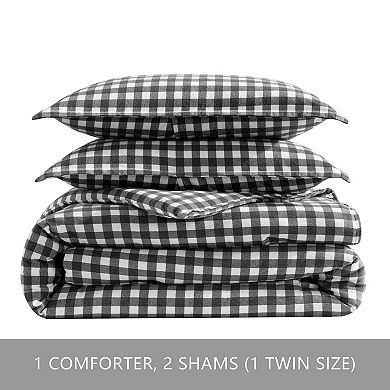 Eddie Bauer Preston Flannel Comforter Set