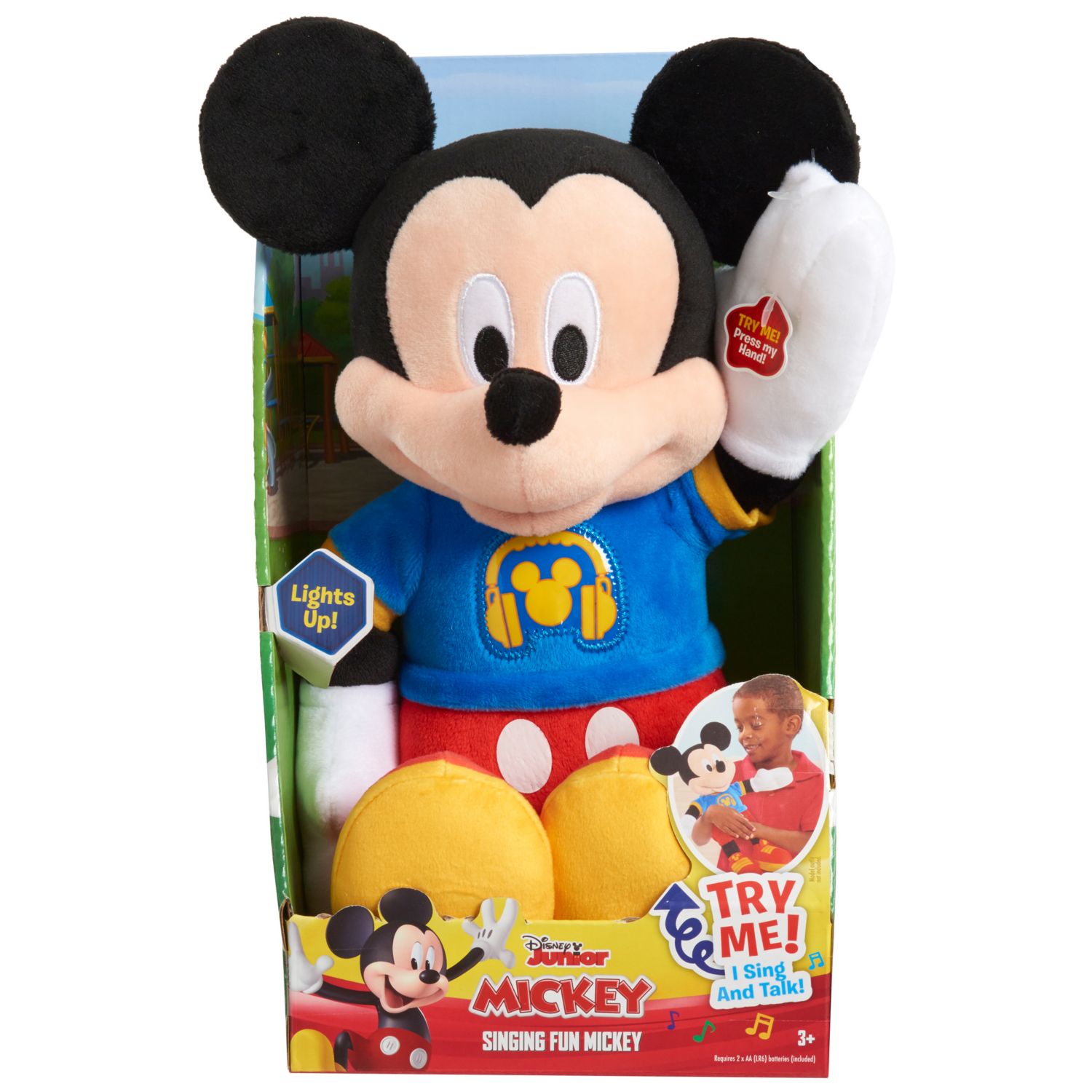 walking talking mickey mouse toy
