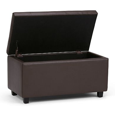 Simpli Home Cosmopolitan Medium Storage Ottoman