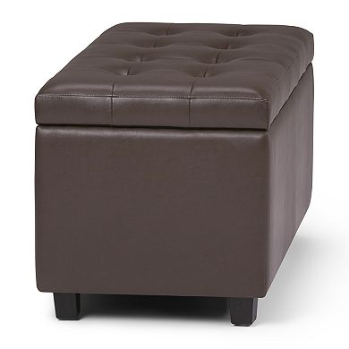 Simpli Home Cosmopolitan Medium Storage Ottoman