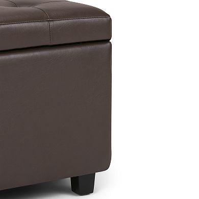 Simpli Home Cosmopolitan Medium Storage Ottoman