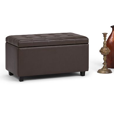 Simpli Home Cosmopolitan Medium Storage Ottoman