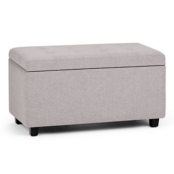 Simpli Home Cosmopolitan Medium Storage Ottoman