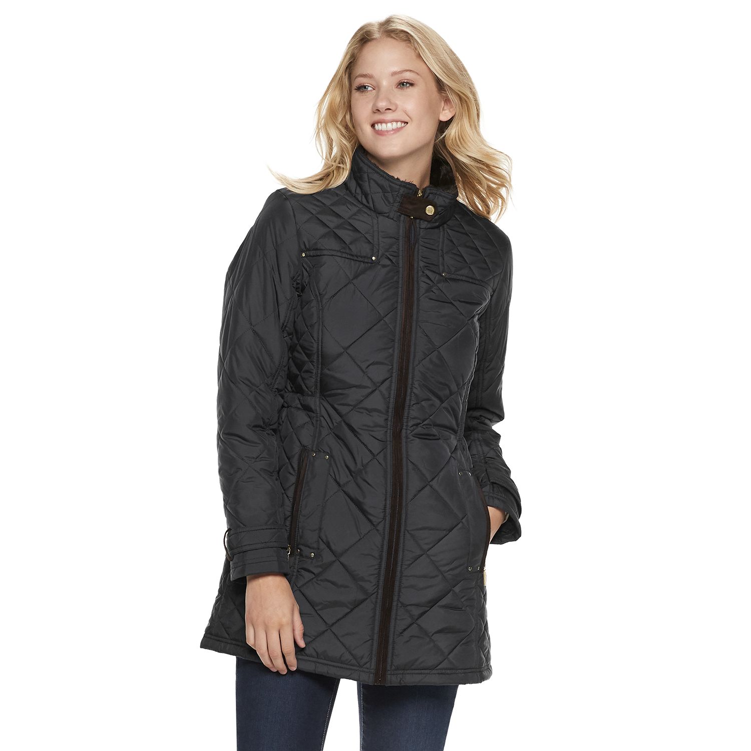 quilted anorak jacket