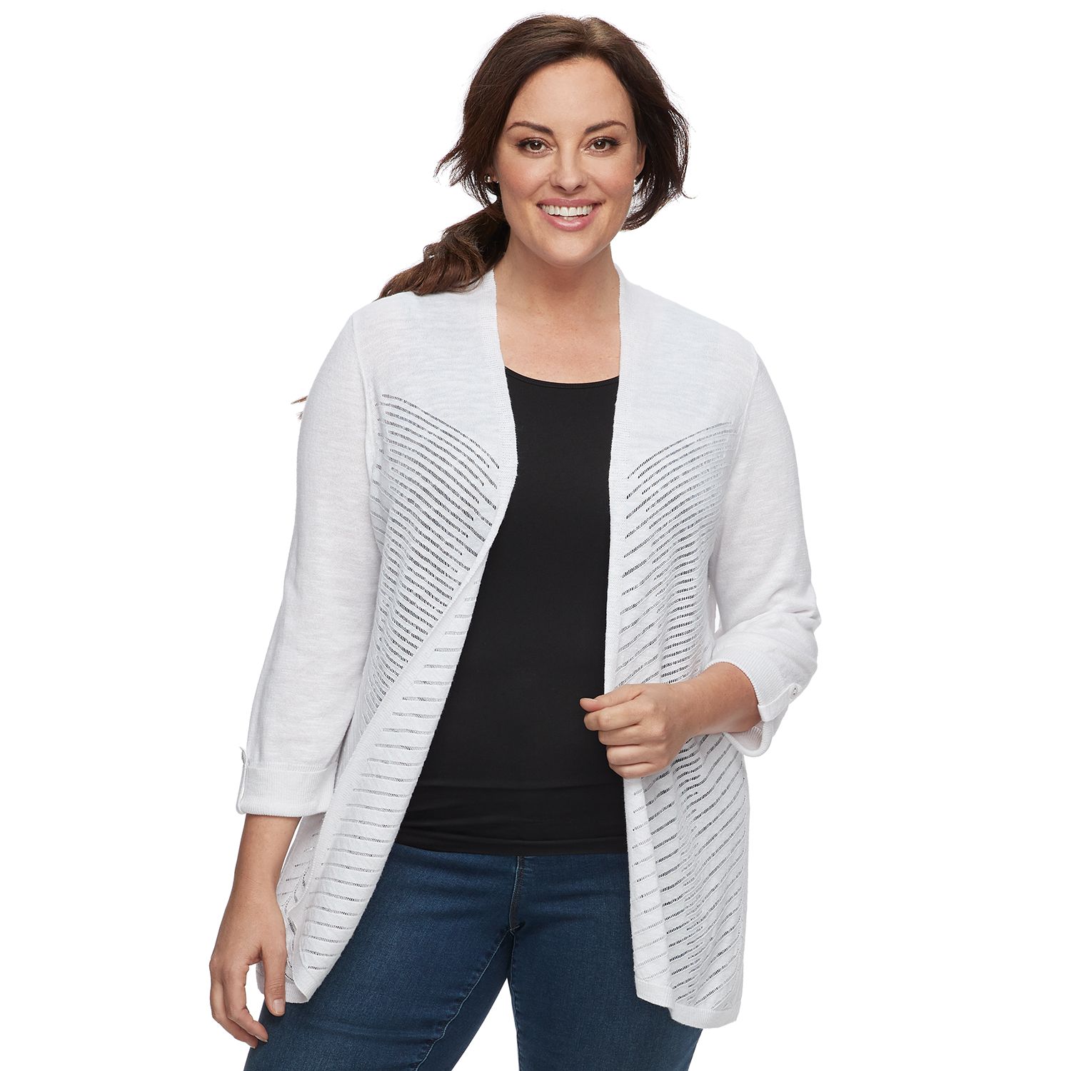 kohls womens plus sweaters