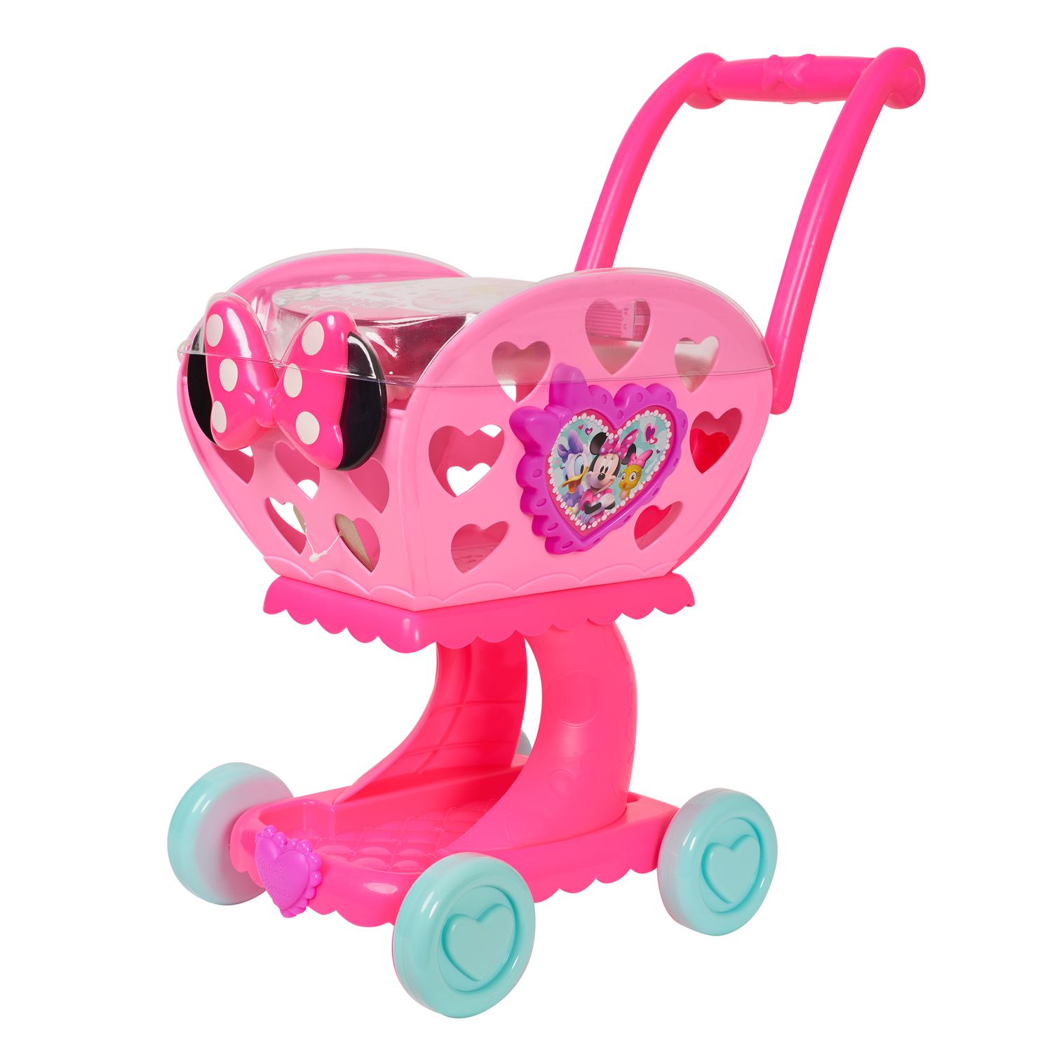 minnie mouse toy shopping cart