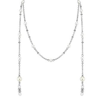 1928 Simulated Pearl Eyeglass Chain