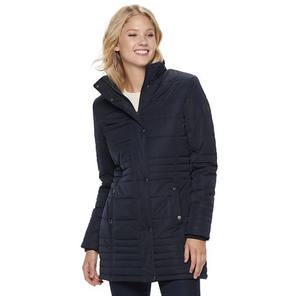 Women's Weathercast Hooded Heavyweight Anorak Quilted Jacket