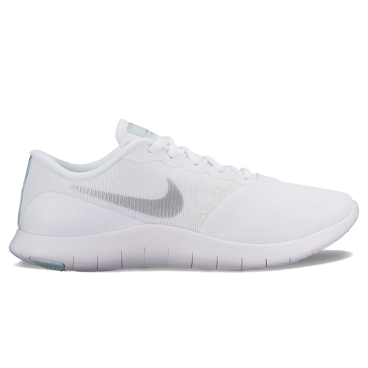nike flex contact women's running shoes white