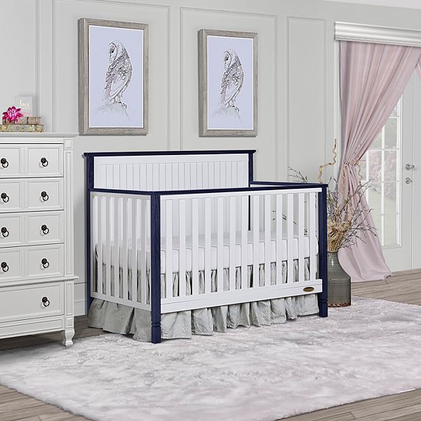 Oliv Crib In White And Birch Cribs Baby Cribs Baby Furniture