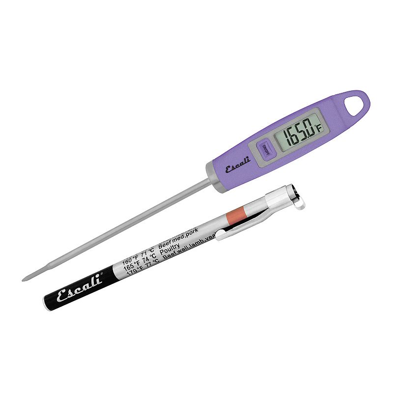 Escali Gourmet Digital Thermometer, Purple