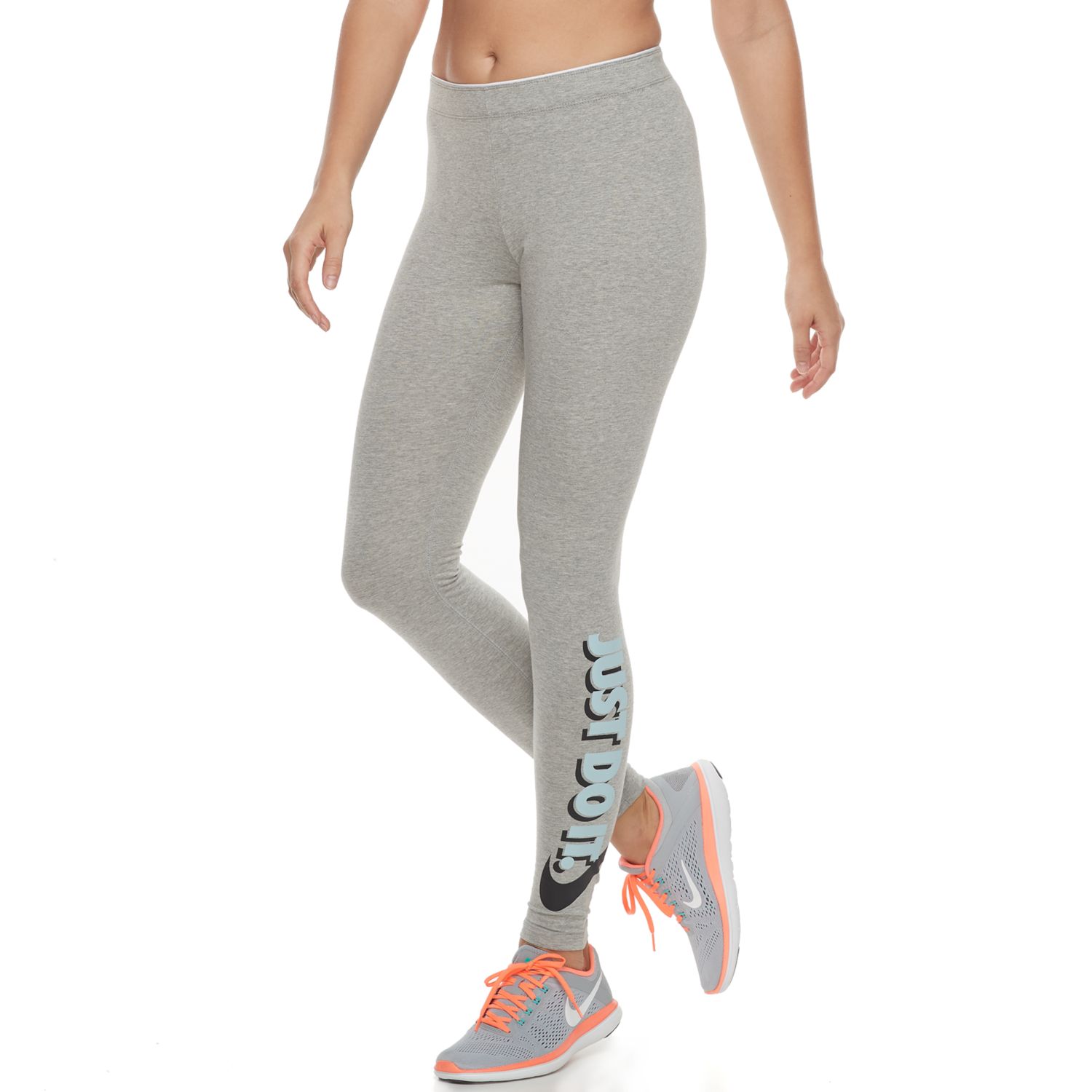 nike just do it leggings orange