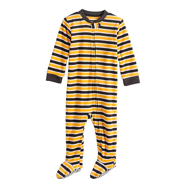 Baby Infant Jammies For Your Families Halloween Microfleece Striped Blanket Sleeper One Piece Pajamas