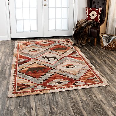 Rizzy Home Northwoods Lodge Patchwork III Geometric Rug