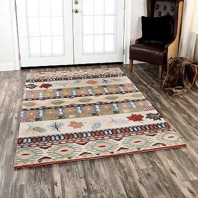 Rizzy Home Northwoods Lodge Patchwork IV Geometric Rug