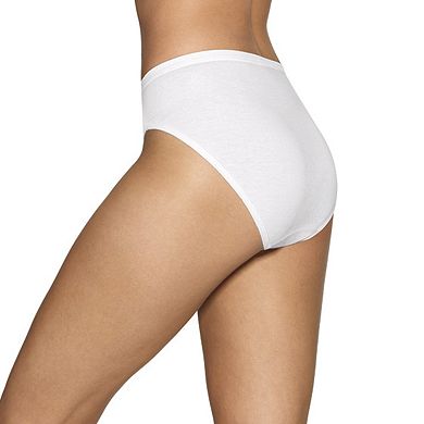 Women's Hanes Cotton Comfort Ultra Soft 12-Pack High-Cut Panties 43KP12