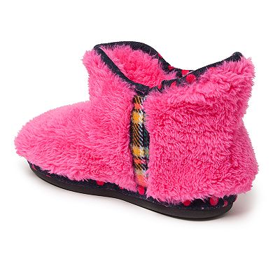 Dearfoams Plaid Girls' Slipper Boots