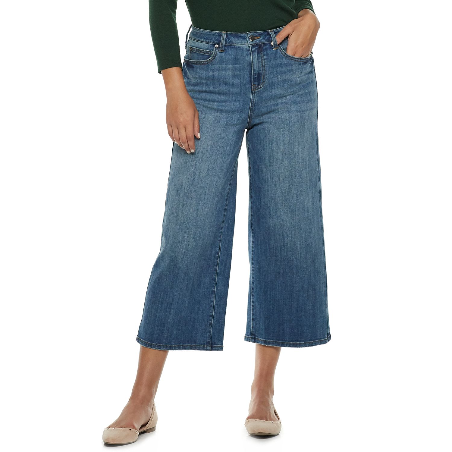 kohls cropped jeans