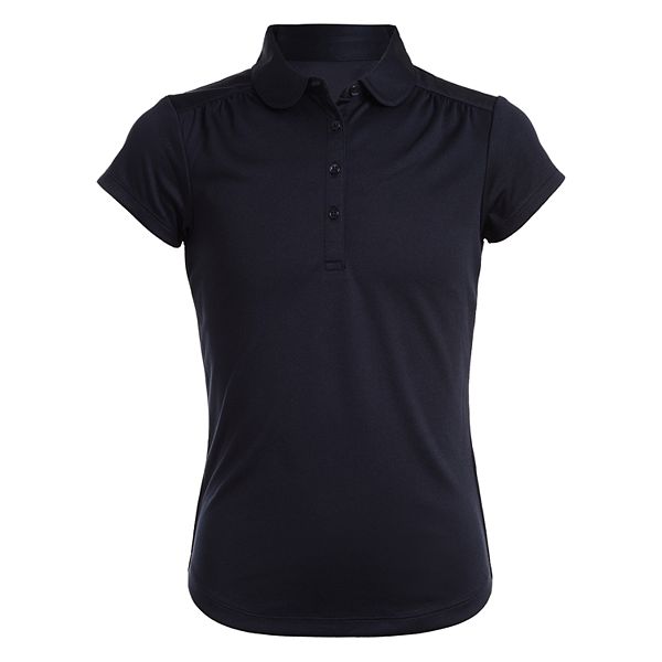 Girls 416 & Plus Size Chaps School Uniform Performance Polo