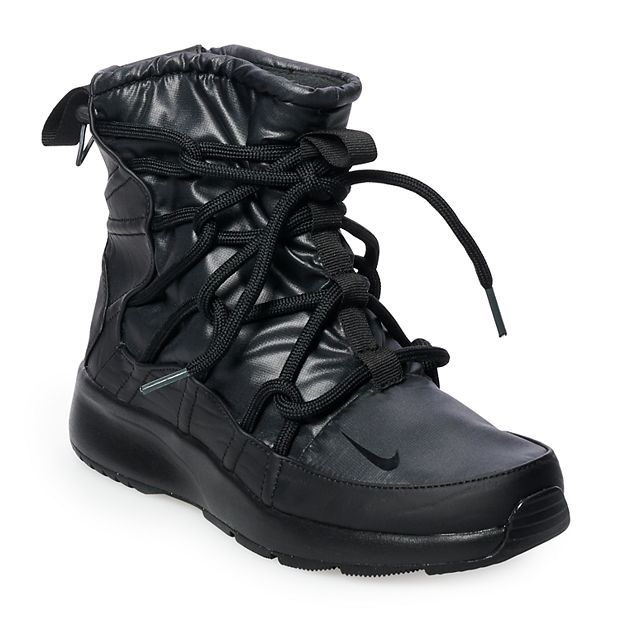 Buy Nike Womens Size 8 Tanjun High Rise Black Lace up BOOTS Ao0355-004  online