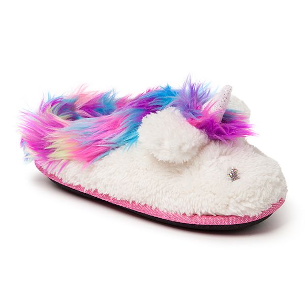 Girls store unicorn slippers