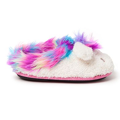 Dearfoams Unicorn Girls' Slippers