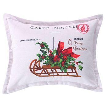 Levtex Home Yuletide "Carte Postale" Throw Pillow