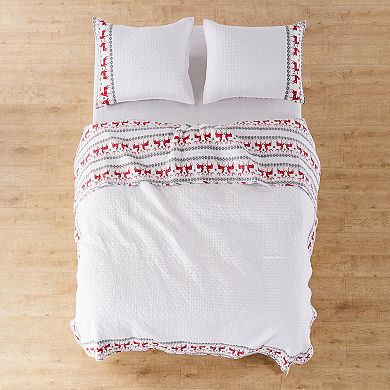 Levtex Home Reindeer Quilt Set