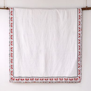 Levtex Home Reindeer Quilt Set