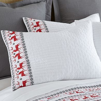 Levtex Home Reindeer Quilt Set