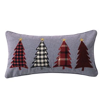 Levtex Home Reindeer Trees Oblong Throw Pillow