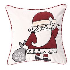 LEVTEX HOME Meowy Christmas Multi-Color Holiday Cats Print 12 in. x 24 in.  Throw Pillow L58590P-B - The Home Depot