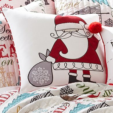 Levtex Home Santa Claus Lane Santa Throw Pillow