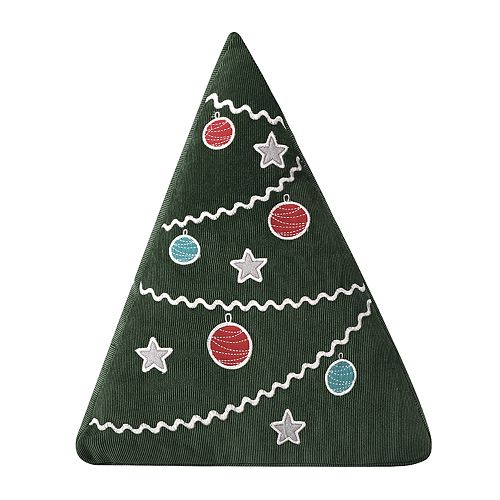 Levtex Home Santa Claus Lane Christmas Tree Shaped Throw Pillow