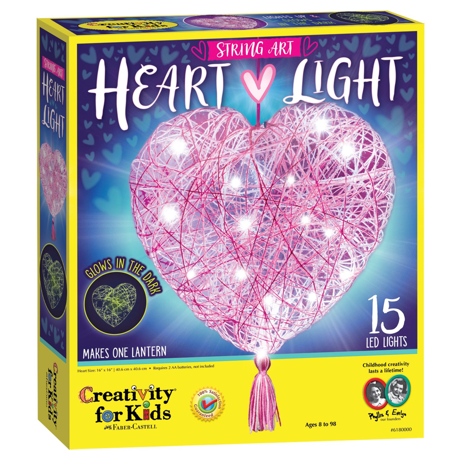 Детская игрушка Creativity for Kids String Art Heart Light