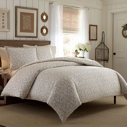 Laura Ashley Lifestyles Victoria Sateen Comforter Set Kohl S