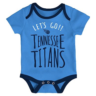 Baby Tennessee Titans Little Tailgater Bodysuit Set