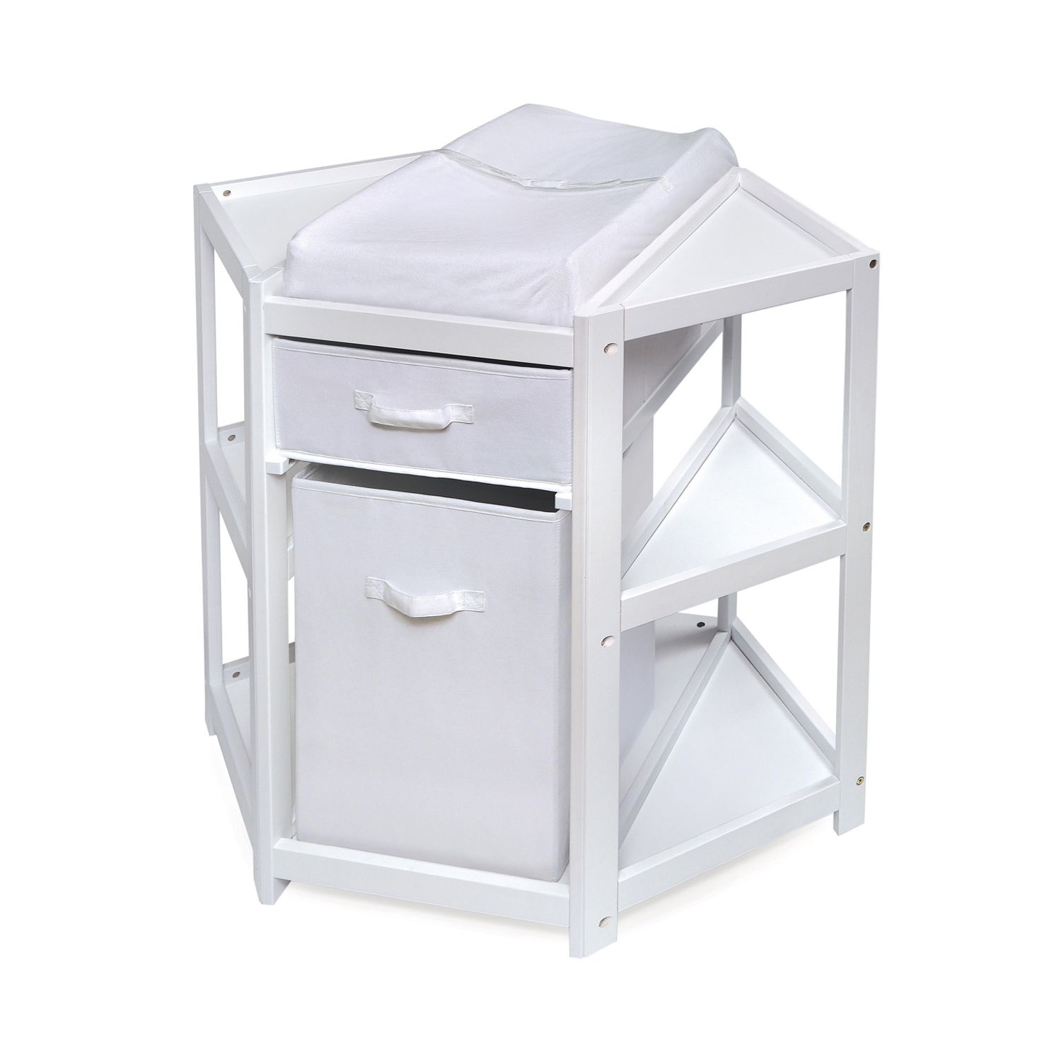 badger basket corner changing table