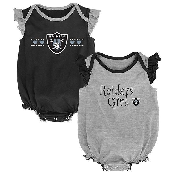 Baby Girl Oakland Raiders Homecoming Bodysuit Set