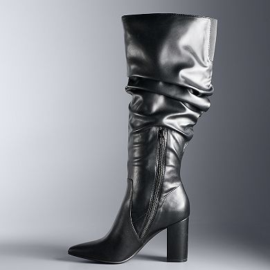 Simply Vera Vera Wang Flicker Women's Tall Boots