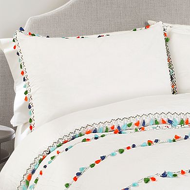 Lush Decor Boho Tassel 3-piece Comforter Set