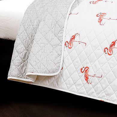 Lush Decor Kelly Flamingo 3-piece Quilt Set